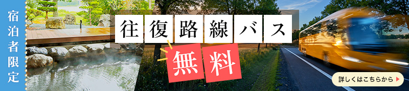 往復路線バス無料