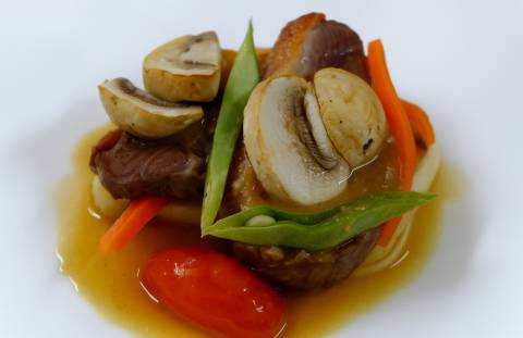 【12月限定！】北海道サロベツ産鴨肉のパピヨット付きブッフェプラン